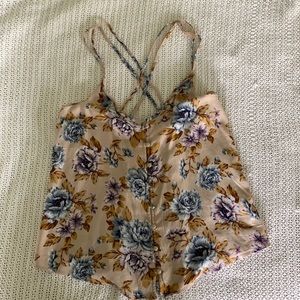 AE floral tank top
